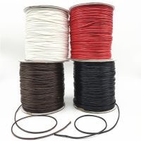 0.5mm/0.8mm/1mm/1.5mm/2mm Waxed Cotton Cord Rope Waxed Thread Cord String Strap Necklace Rope For Jewelry Making General Craft