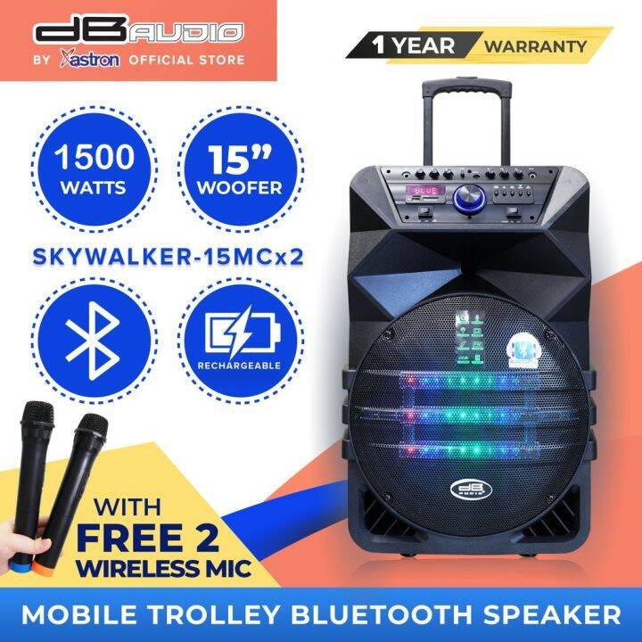 Db Audio SKYWALKER 15 MCx2 Trolley Speaker Lazada PH