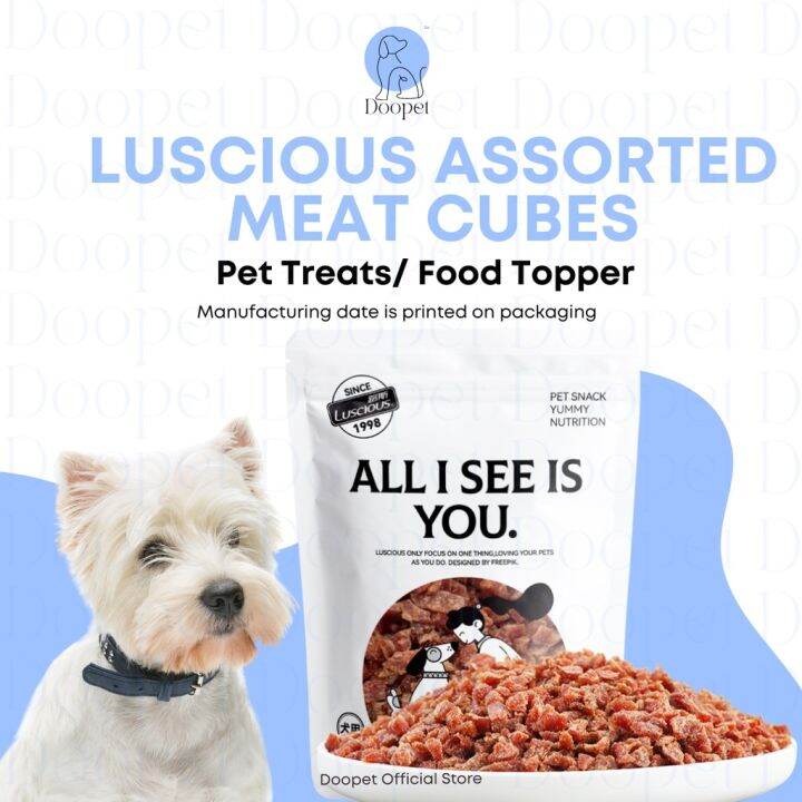 Luscious 500g Complete Premium Mixed Grain Assorted Meat Cubes For Dogs Pet Snacks Yummy Lazada PH