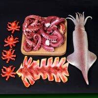 【CW】 FestiveSupplies Artificial Decorations Foods Crafts Miniatures PVCSquid Seafood Mold Food Model