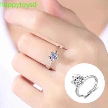 Skpblutn Rings for Women Girls Letter Open Proposal Bridal Engagement Party Ring  Gifts Valentine's Day Gift for Girlfriend Boyfriend Wife Husband -  Walmart.com