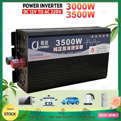 พร้อมส่งจากไทยอินเวอร์เตอร์3500W /3000W รุ่น12V /24V อินเวอร์เตอร์เพียวซายเวฟ inverter pure sine wave ราคาโรงงาน