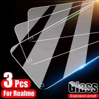 △▼ 3Pcs Tempered Glass For Realme 9 8 Pro 9i 8i 8S Speed Protective Glass For Realme 7 6 5 Pro 7i 6i 6S 5i Glass Screen Protector