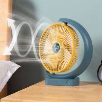 Ultra-Quiet Desktop Fan 120 Degree Wide-Angle 3-Speed Adjustable Desktop Fan Usb 8 Inch Portable Air Circulation Fan 2022 New