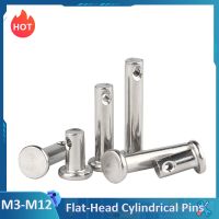 M3 M4 M5 M6 M8 M10 M12 304 Kepala Datar Baja Tahan Karat dengan Pin Pemosisian Lubang Pin Clevis Silinder GB882