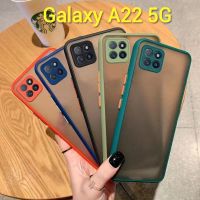 A22(พร้อมส่งในไทย)เคสขอบนิ่มหลังแข็งขุ่นคลุมกล้องSamsung Galaxy M52/Galaxy A22 5G