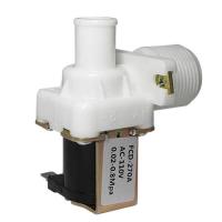 3/4 Water Inlet Electric Solenoid Valve AC 220V 110V DC 12V 24V N/C 0.02 to 0.8mpa - Right Angle Thread for Washing Machine