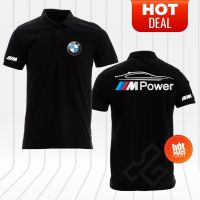 （all in stock）  2023 NEW -Polo T Shirt BMW Bimmer Power M Series Short Sleeve Cotton Tee(FREE NAME LOGO CUSTOM)