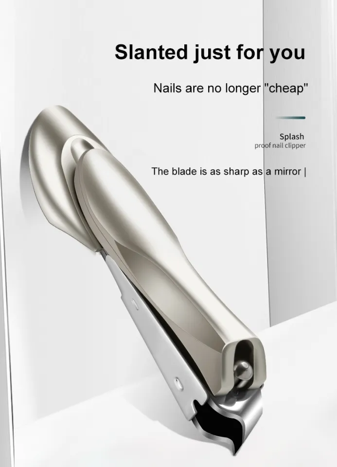 Nail Clippers Splash Proof Nail Clippers Angled Mouth Nail