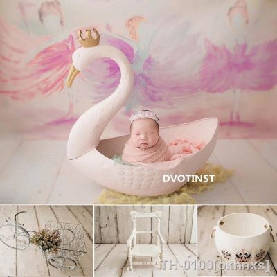 ℡♈ okhnxs Dvotinst recém-nascidos fotografia adereços para o bebê ferro posando cisne banheira copo cesta de acessórios studio shoots foto