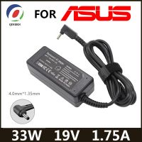 19V 1.75A 33W 4.0x1.35อะแดปเตอร์สำหรับ Asus เครื่องชาร์จแล็ปท็อปมม. X200M S200E X201E X202E X200CA K200MA F200CA โน๊ตบุ๊ค E203NA