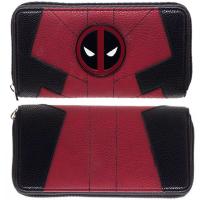 【▼Hot Sales▼】 ehun8 Deadpool กระเป๋าสตางค์ยาวกระเป๋าสตางค์แบบมีซิปผู้หญิงกระเป๋าสตางค์ของผู้หญิงใหม่