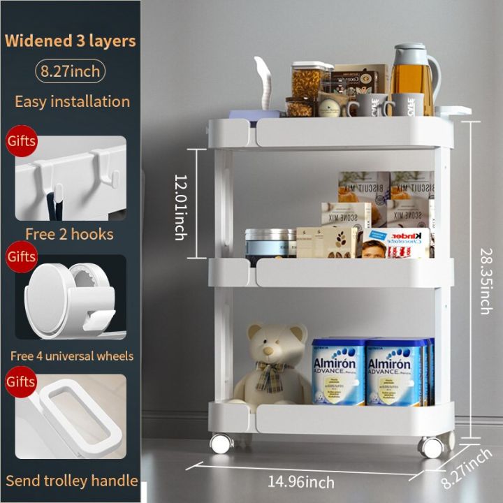 2-3-layes-ชั้นเก็บเคลื่อนย้ายได้สำหรับห้องครัวห้องนั่งเล่นจัดในห้องครัวชั้นวางรถเข็นง่ายสไลด์ออก