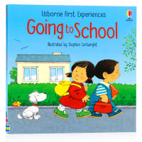 Usborne produces the original English picture book going to school. Going to school preschool childrens life experience picture book paperback alleviates childrens rejection of going to school and childrens English Enlightenment cognition