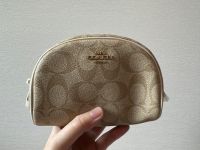 (ของแท้) Coach Dome Cosmetic Bag in Signature