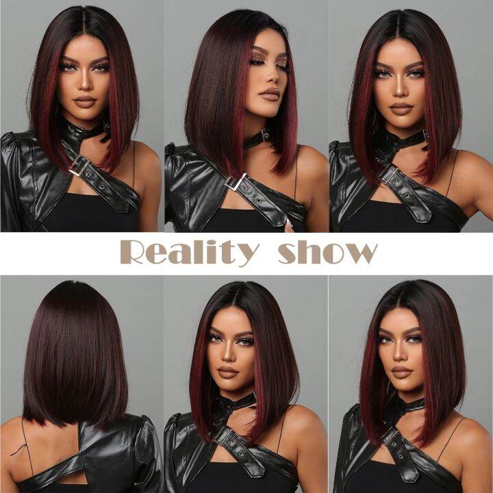 jw-medium-length-synthetic-wigs-middle-part-wine-highlights-straight-wig-resistant-for