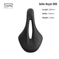 SELLE ROYAL MTB จักรยานเสือภูเขาแบบบางอานจักรยานกลวงระบายอากาศได้ดีเบาะจักรยานเติมเมทริกซ์สำหรับผู้ชายอานหนังอาน PU นุ่มป้องกันการลื่นไถล