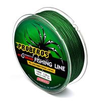 *1-2 วัน (ส่งไว-ราคาส่ง) 100 เมตร สาย PE ถัก 4 สีเขียว เหนียว ทน - [Shopping mall] Fishing line wire Proberos Pro Beros - Green