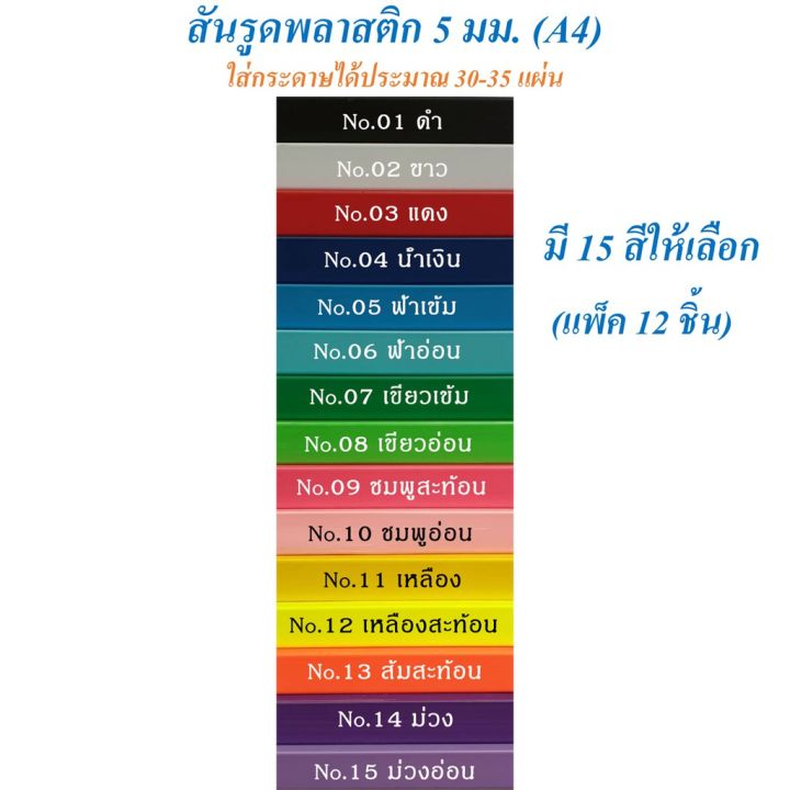 สันรูดพลาสติก-5-มม-a4-แพ็ค-12-อัน-สันรูด-สันทำปกรายงาน