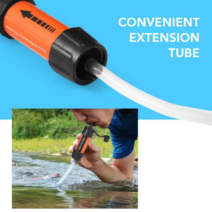 Outdoor Water Filter Straw Water Filtration System Water Purifier for