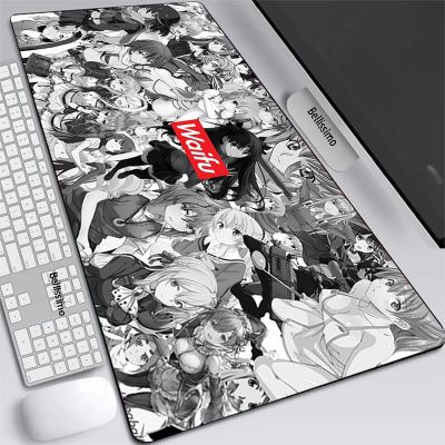 Sexy Ahegao Mouse Pad Anime Cute Gaming Accessories Mechanical Keyboard Gray Desk Mat Gabinete PC Gamer Computer Laptop Mousepad