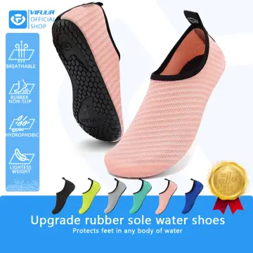 VIFUUR Womens Mens Water Shoes Barefoot Quick Dry Aqua Socks for