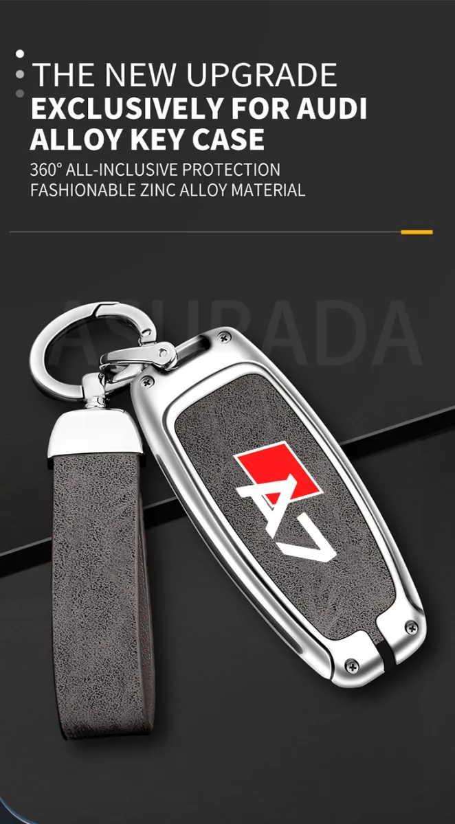 ✓₪ Auto TPU Zinc Alloy Key Case Bag For Audi A6 A7 P8 S Line Logo ...