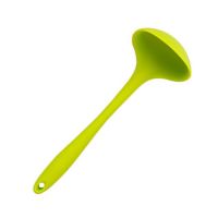 Silicone Wheat Straw Soup Spoon Hosehold Long Handle Porridge Spoon Rice Ladle Tableware Meal Dinner Scoops Kitchen Sweetie Cooking Utensils