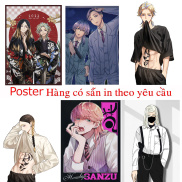 poster tranh treo rindou haitani mikey chifuyu matsuno Ryuguji Ken