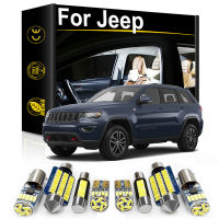 สำหรับ Jeep Grand Cherokee Wrangler เข็มทิศ Liberty Renegade Commander Patriot อุปกรณ์เสริมภายในรถ LED Light Canbus