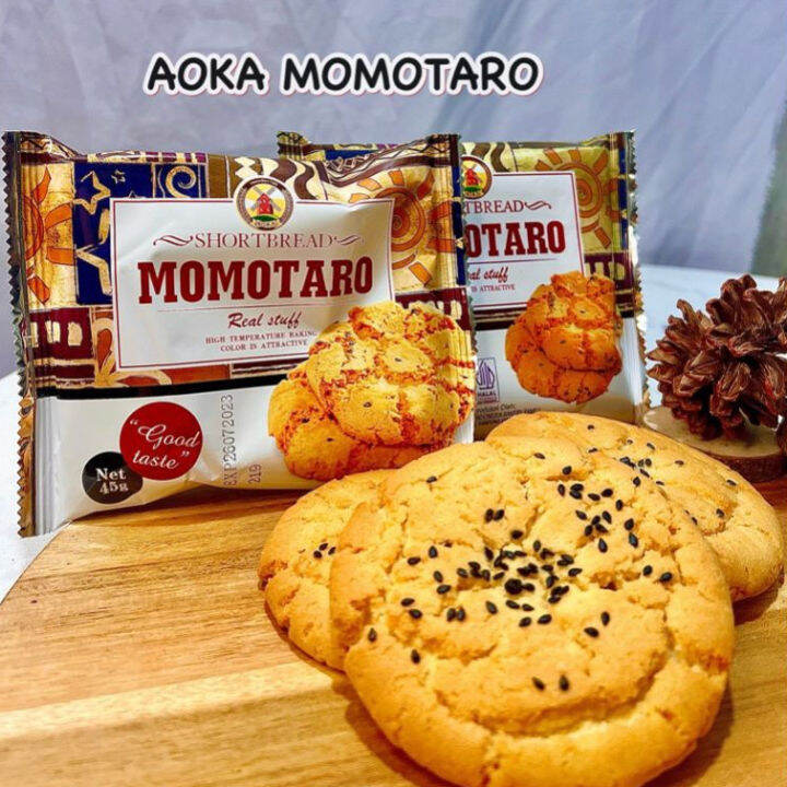 Aoka Momotaro Cookies 45 Gr Pcs Lazada Indonesia