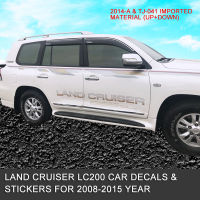 สติกเกอร์ติดสติกเกอร์รถสำหรับ Toyota Rand Cooluze Land Cruiser สติกเกอร์สีตัวถัง Lc200