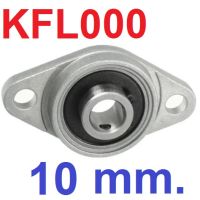 แบริ่ง KFL000 รูใน 10mm Spherical Roller Shaft Support Zinc Alloy Mounted Pillow Block Bearing Housing zinc alloy holder seat spherical seat Self-Aligning inner diameter 10 mm