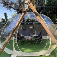 New เต็นท์ใส รุ่น See Through Cooling Tent ติดแอร์ Bubble Tent มาตรฐาน มอก. วิมานแอร์ ขนาดเต็นท์ 3.5m x 3.5m