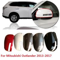 CAPQX ฝาเคสกันกระแทกกระจกมองหลังด้านหลังสำหรับ Mitsubishi Outlander 2013 2014 2015 2016 2017บ้านกระจกด้านข้างฝา