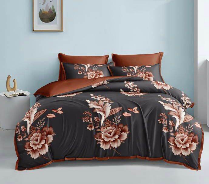 Cadar Set with Comfort 7in1 Bedsheet Single/Queen/King (NEW READY STCOK)