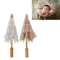 Newborn Baby Photography Props Lace Umbrella Infant Shooting Photo Prop