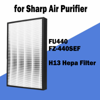 FZ-440SEF สำหรับเปลี่ยนแผ่นกรอง Hepa แบบ H13สำหรับเครื่องฟอกอากาศ Sharp FU440เพื่อกรองฝุ่น PM2.5อนุภาคขนาดเล็ก