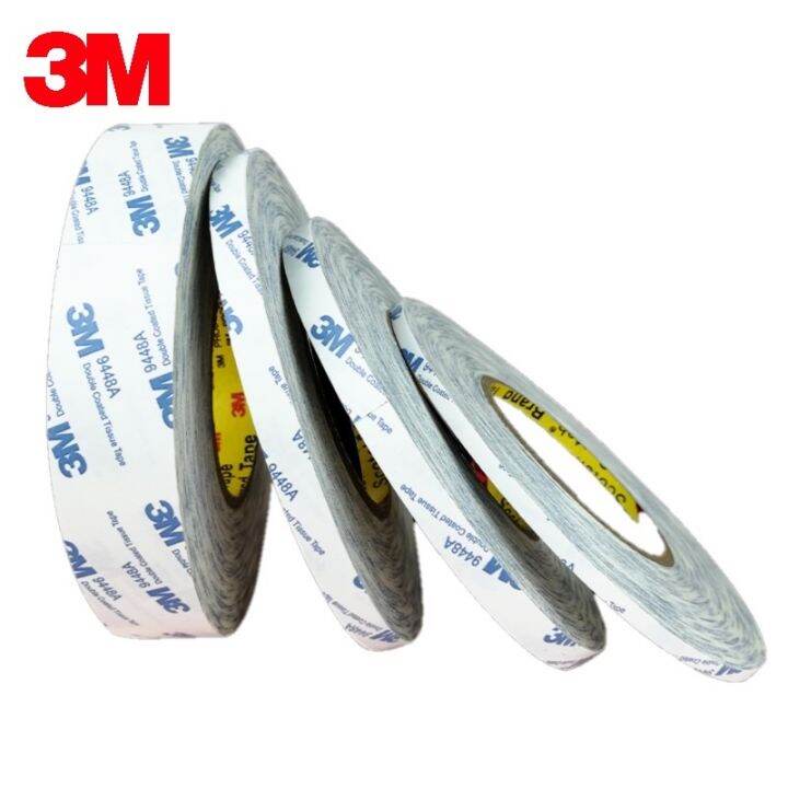 3M Double Coated Tissue Tape 9448A for Nameplate/Foam Bonding White ...