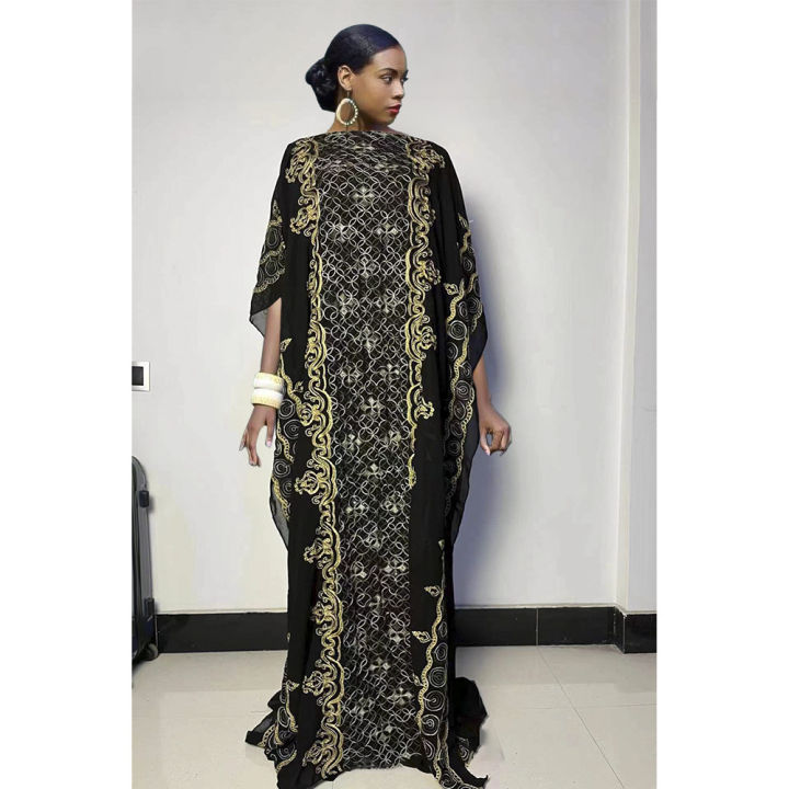 ชุดคลุมยาวผู้หญิงแอฟริกันไซส์ใหญ่ผ้าชีฟองปักปักลูกปัด-aliexpress-wish-ชุดเดรสสไตล์ฮิต