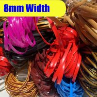 【hot】 8mm Width 500g Flat Synthetic Rattan Weaving Plastic Rope Basket Table