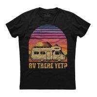 R Sunset RV There Yet Camping Vintage Mens O-Neck Cotton T เสื้อผู้ชาย CasualHigh คุณภาพพิมพ์ T เสื้อ Dropshipping คุณภาพสูง