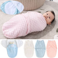 ทารกแรกเกิด Thicken Wrap Swaddle Warm Soft Fleece ผ้าห่มถุงนอนเด็กซองจดหมายสำหรับ Sleepsack ผ้าฝ้าย Cocoon สำหรับทารก0-6เดือน