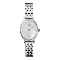 Timex TW2R93900 Milano นาฬิกาข้อมือผู้หญิง สายสแตนเลส Silver Tone