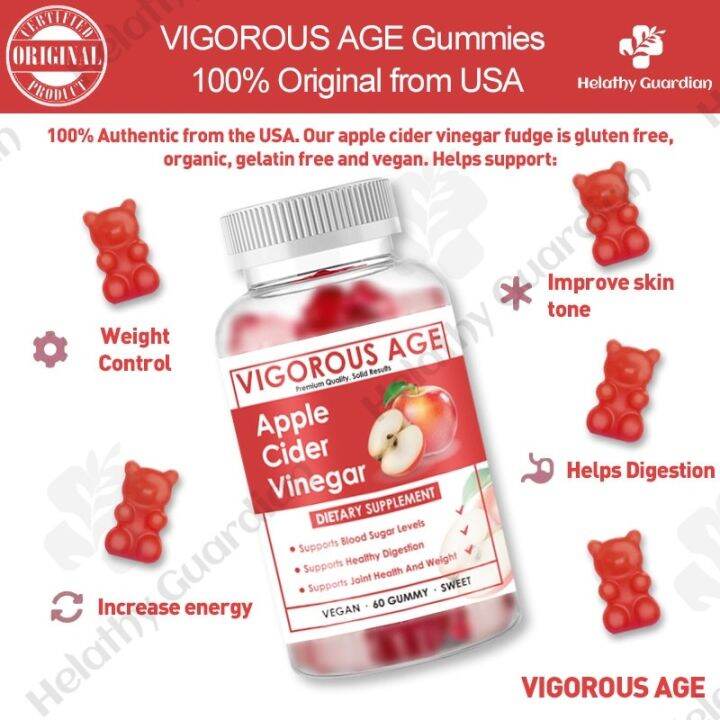 Apple Cider Vinegar Gummies Weighting Loss Gummies Weight Loss Boosting ...