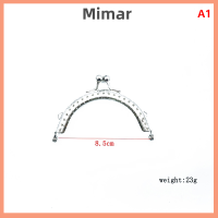 ???【จัดส่งรวดเร็ว】10.5 8.5 12.5 15.5ซม. 1ชิ้นเข็มกลัดโลหะครึ่งวงกลมสีเงินมันวาวกรอบกระเป๋าล็อคตะขอกระเป๋า DIY