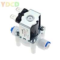 ❄☑ DC 12V 1/4 quot; 12V 24V 220V Normally Closed Electric Solenoid Valve Magnetic Water Inlet Flow SwitchMagnetic Controller Dispenser