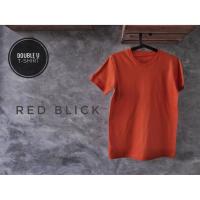 DSL001 เสื้อยืดผู้ชาย เสื้อยืดราคาถูก เสื้อยืดสีพื้นคอกลม สีส้มอิฐ (RED BLICK) เสื้อผู้ชายเท่ๆ เสื้อผู้ชายวัยรุ่น