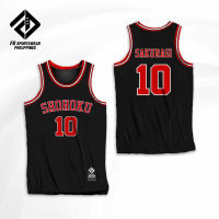 SHOHOKU BLACK SAKURAGI RUKAWA AKAGI MITSUI MIYAGI FULL SUBLIMATED JERSEY