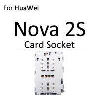 ซิมไมโครถาด Sd การ์ดข้อต่อเชื่อมซ็อกเก็ตสำหรับ Huawei Nova 3i 2i 2S Hwi-al00 Tl00สล็อตอะแดปเตอร์เครื่องอ่านภาชนะ